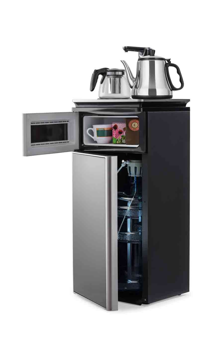 Кулер с чайным столиком Тиабар LK-AEL-51a black silver 4