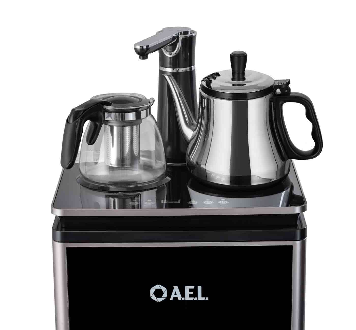 Кулер с чайным столиком Тиабар LK-AEL-51a black silver 9